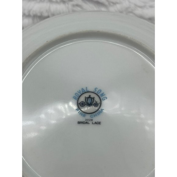 Royal Song Bridal Lace 6" Small Bowl/Dish Set of Two - Picture 5 of 8